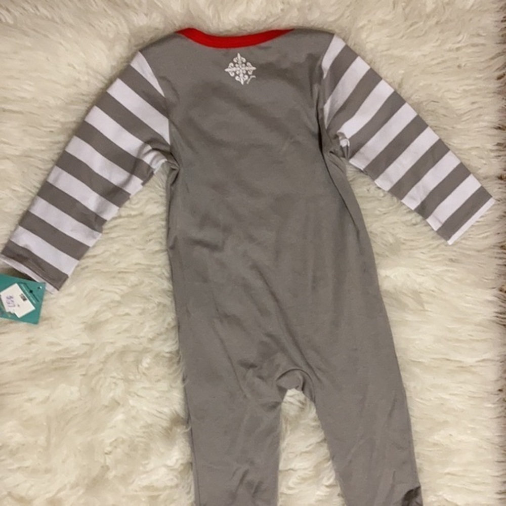Jane Marie Kids NWTReindeer Holiday pajamas Sz 18M - Picture 4 of 7